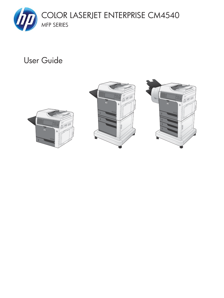 HP Color LaserJet Enterprise CM4540 MFP series User Manual | 386 pages