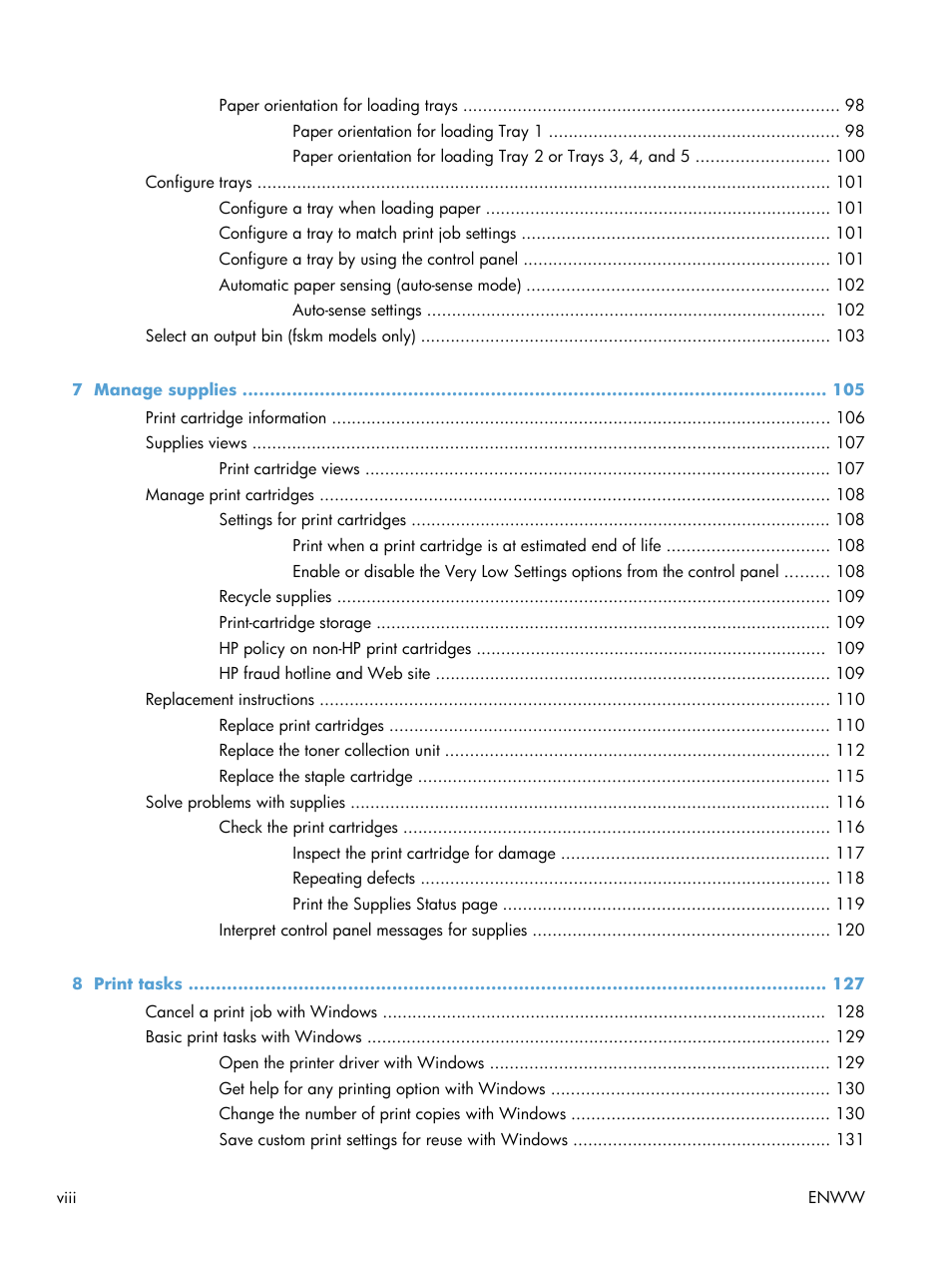 HP Color LaserJet Enterprise CM4540 MFP series User Manual | Page 10 / 386