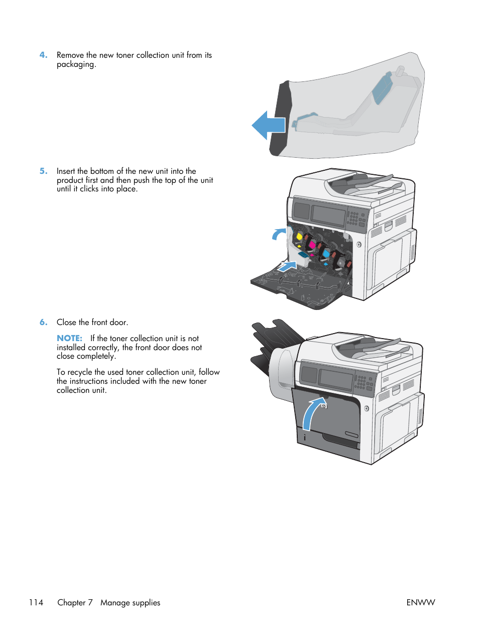 HP Color LaserJet Enterprise CM4540 MFP series User Manual | Page 134 / 386