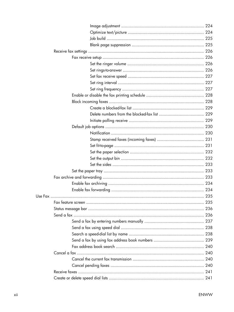 HP Color LaserJet Enterprise CM4540 MFP series User Manual | Page 14 / 386