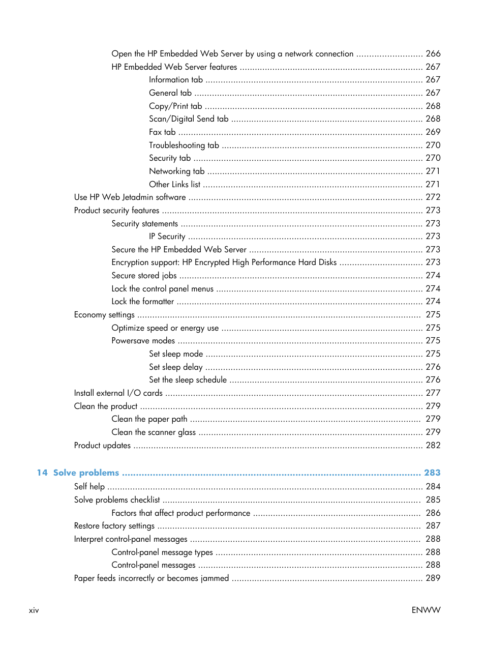 HP Color LaserJet Enterprise CM4540 MFP series User Manual | Page 16 / 386