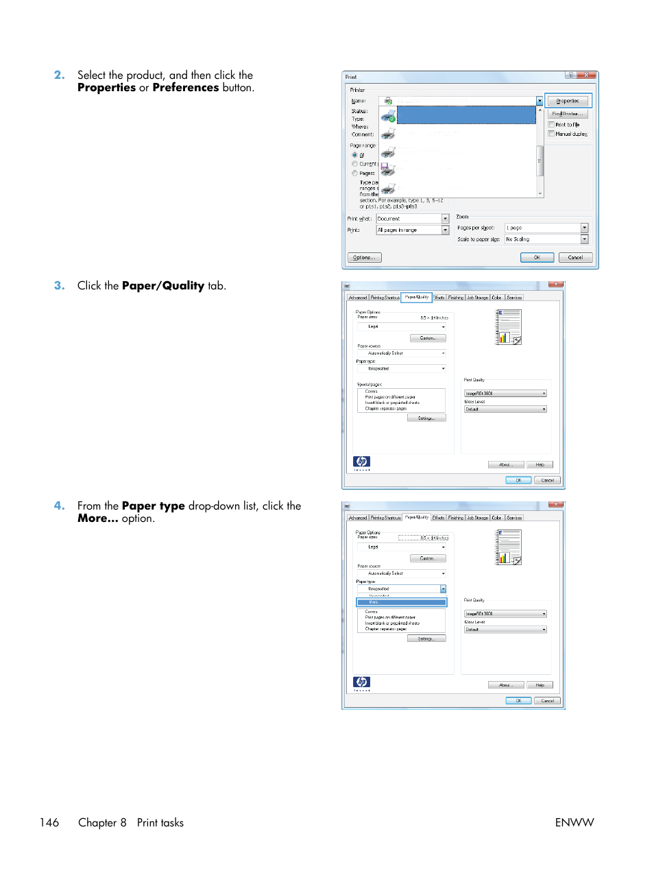 HP Color LaserJet Enterprise CM4540 MFP series User Manual | Page 166 / 386