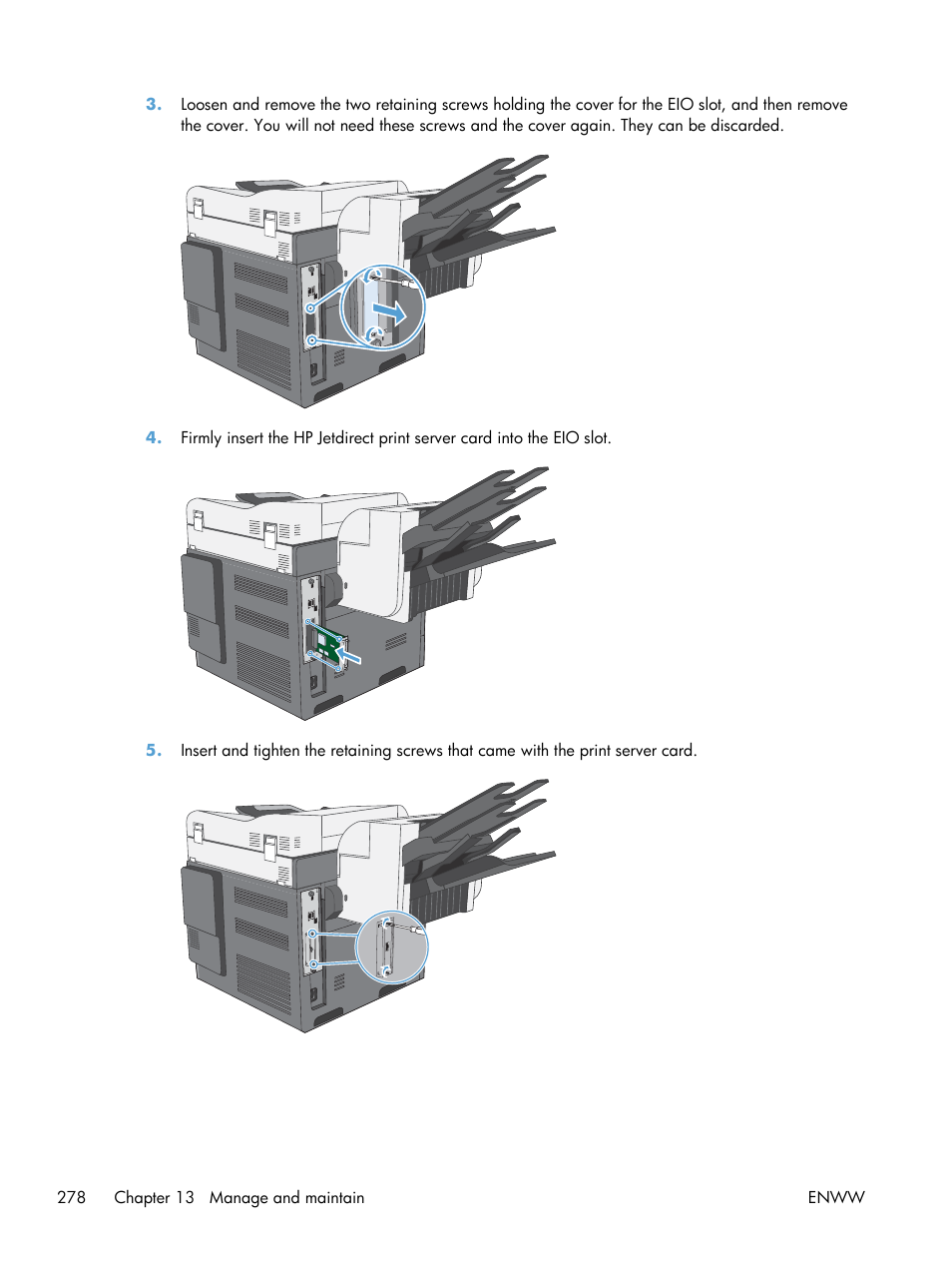 HP Color LaserJet Enterprise CM4540 MFP series User Manual | Page 298 / 386