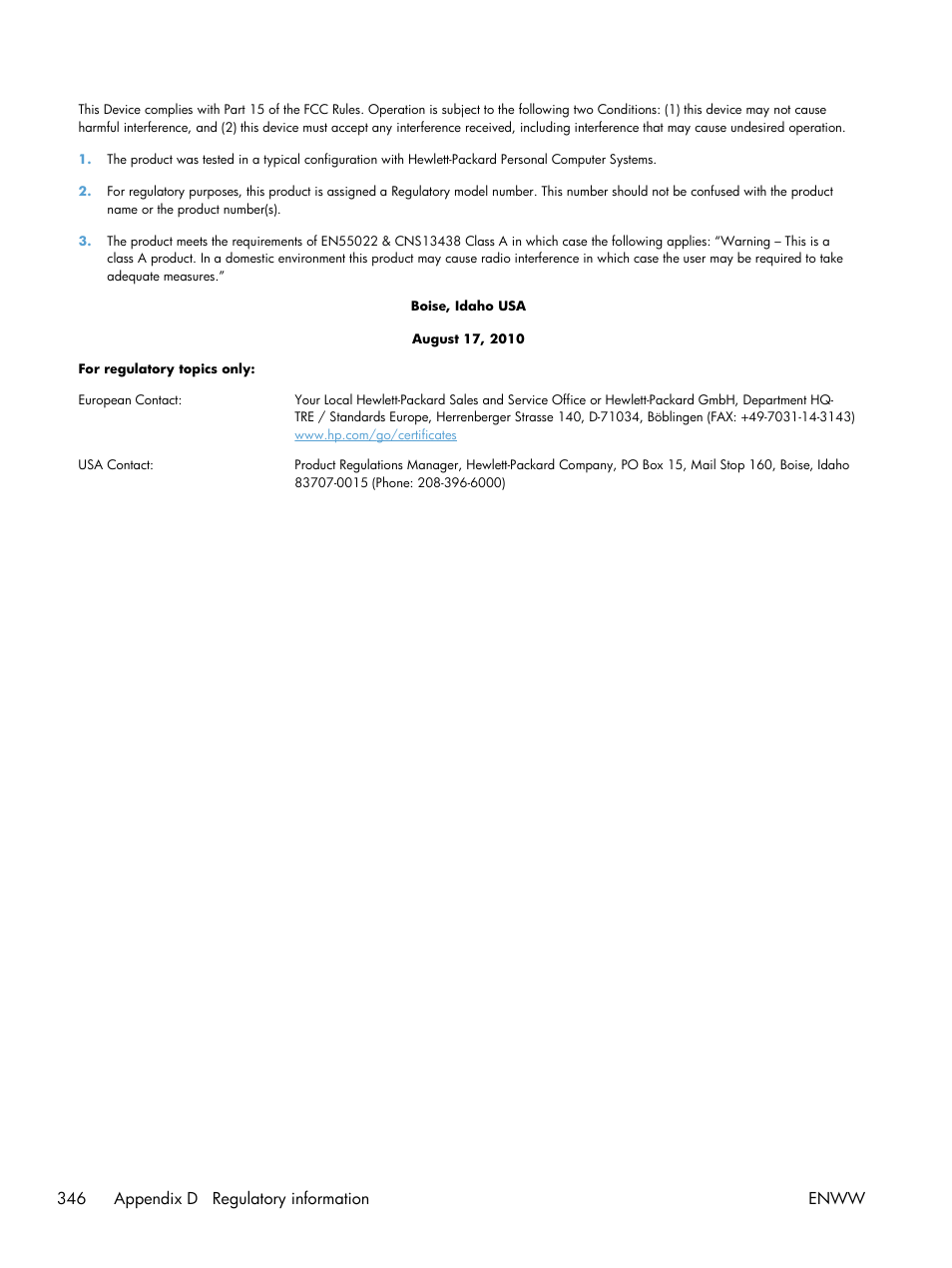 HP Color LaserJet Enterprise CM4540 MFP series User Manual | Page 366 / 386