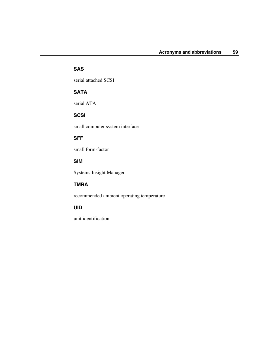 HP 50 Modular Smart Array User Manual | Page 59 / 63