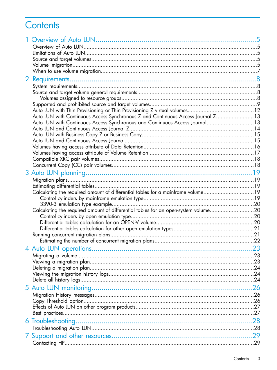 HP XP Racks User Manual | Page 3 / 56