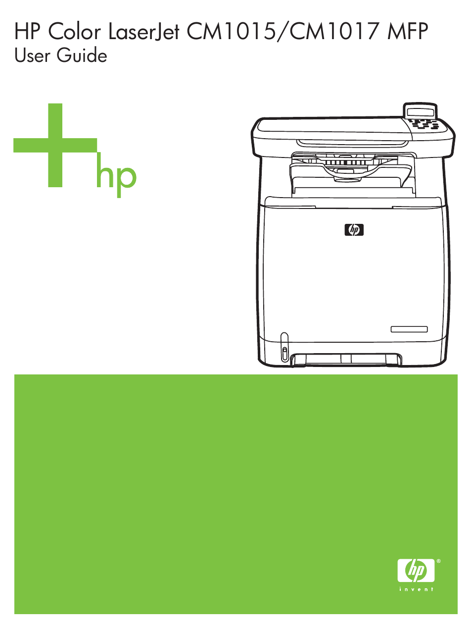 HP Color LaserJet CM1015CM1017 Multifunction Printer series User Manual | 264 pages