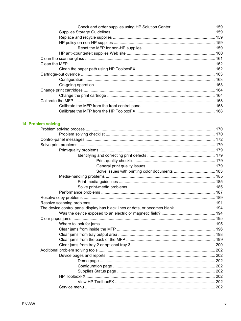 HP Color LaserJet CM1015CM1017 Multifunction Printer series User Manual | Page 11 / 264