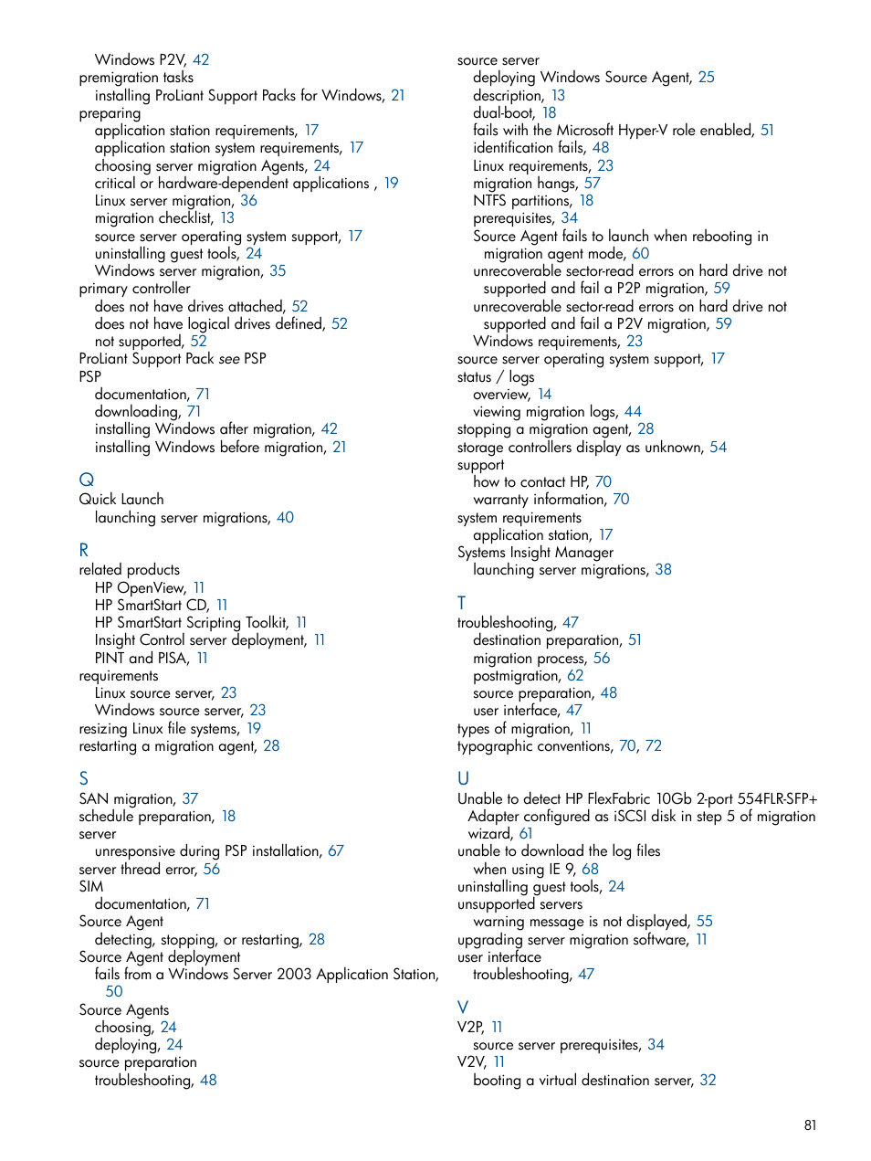 HP Insight Control User Manual | Page 81 / 82