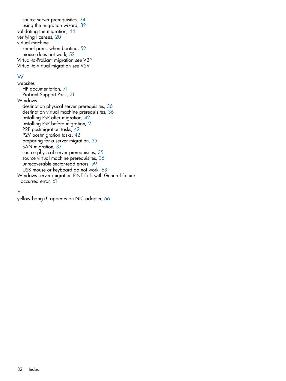 HP Insight Control User Manual | Page 82 / 82
