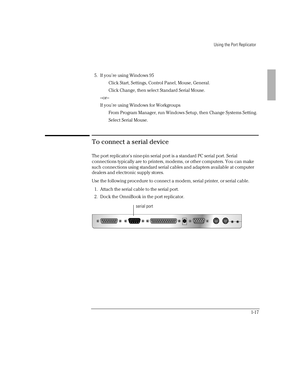 HP OmniBook 2000 Notebook PC User Manual | Page 17 / 32