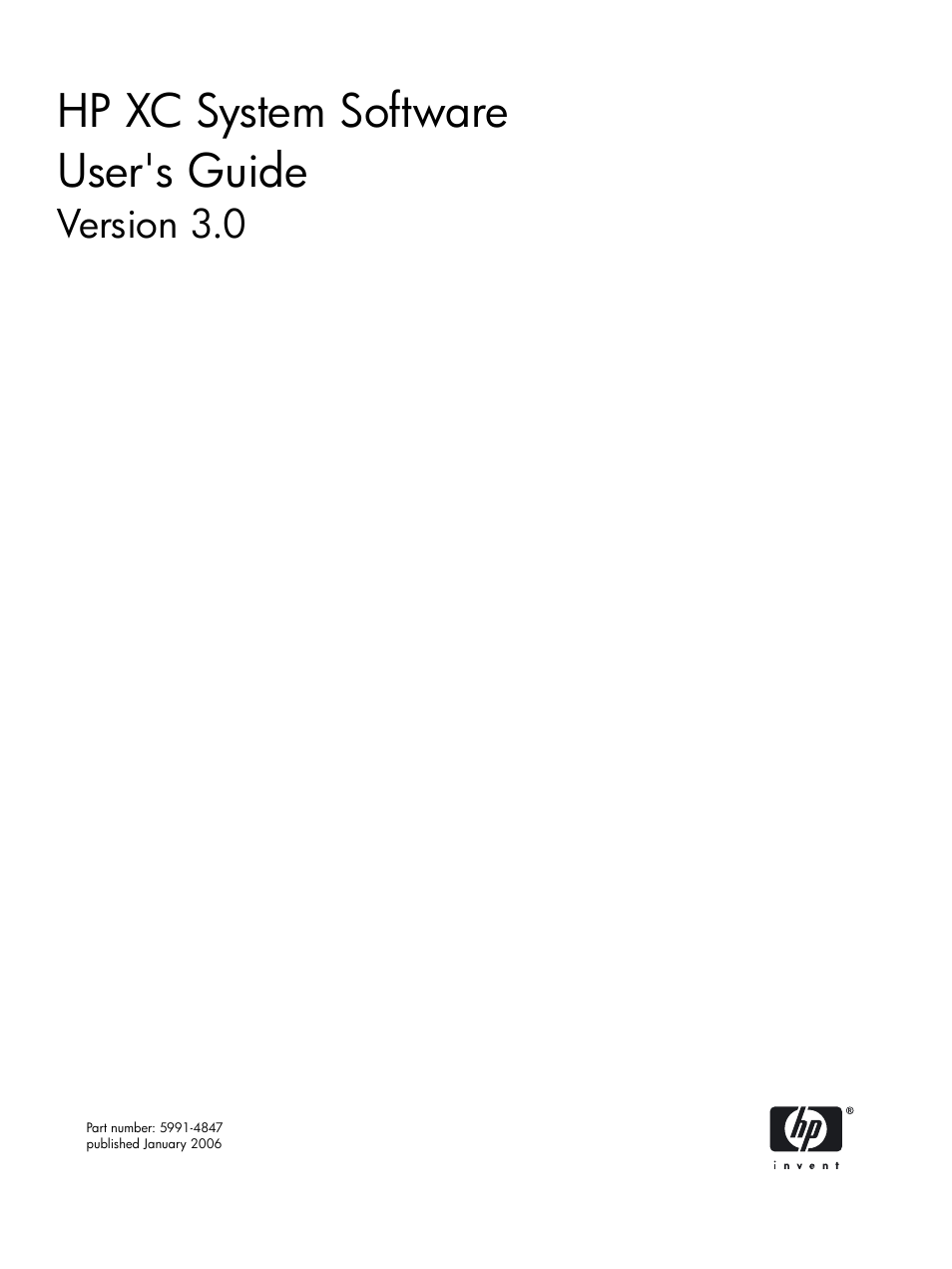 HP XC System 3.x Software User Manual | 118 pages