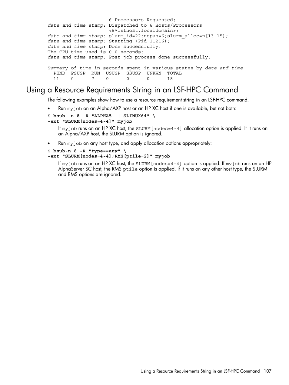 HP XC System 3.x Software User Manual | Page 107 / 118