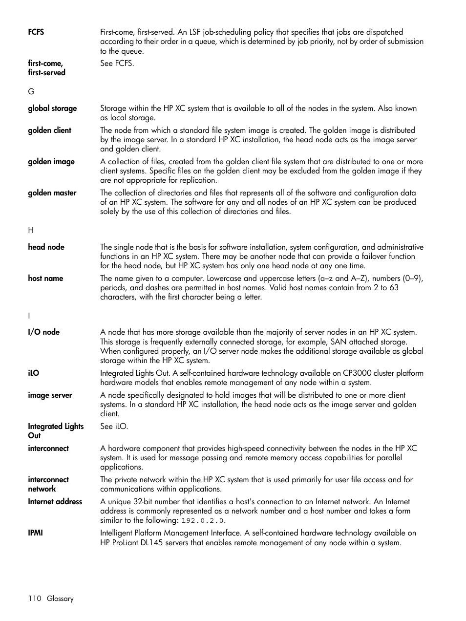 HP XC System 3.x Software User Manual | Page 110 / 118