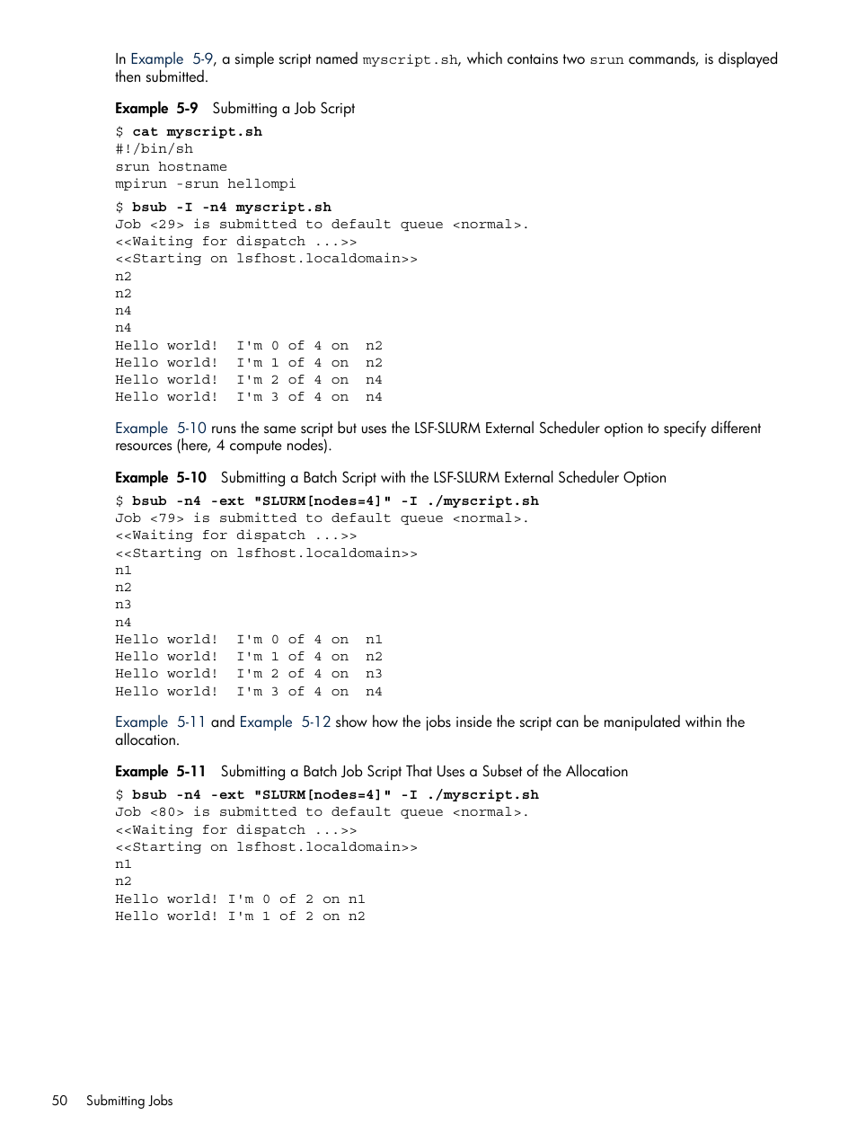 HP XC System 3.x Software User Manual | Page 50 / 118