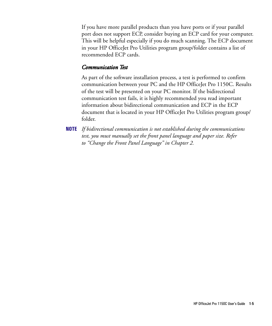 HP Officejet Pro 1150cse All-in-One Printer User Manual | Page 10 / 74