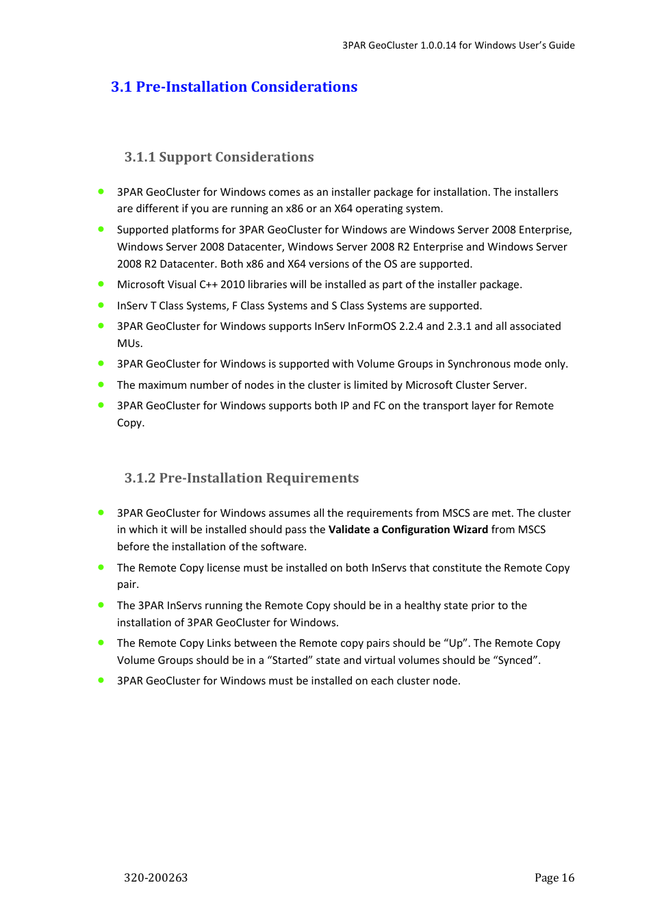 HP 3PAR Geocluster Software User Manual | Page 16 / 49