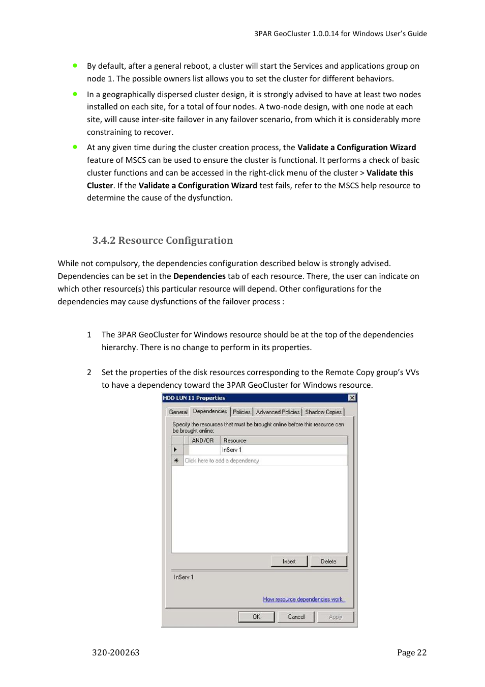 HP 3PAR Geocluster Software User Manual | Page 22 / 49