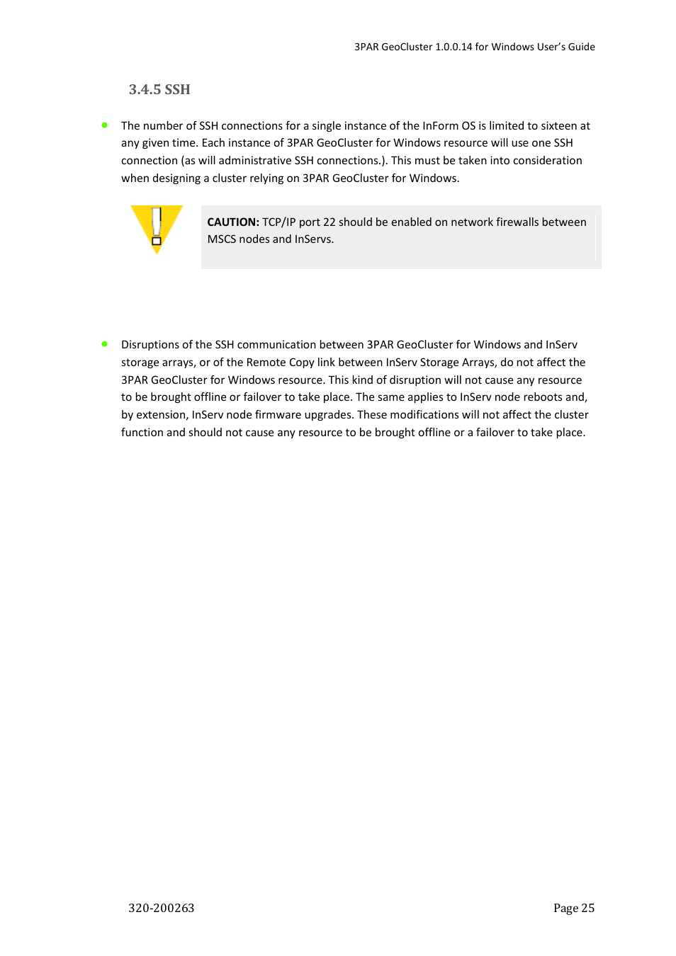 HP 3PAR Geocluster Software User Manual | Page 25 / 49