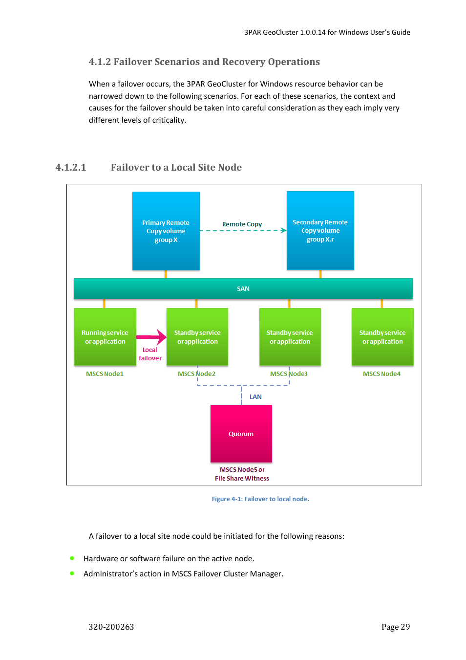 HP 3PAR Geocluster Software User Manual | Page 29 / 49