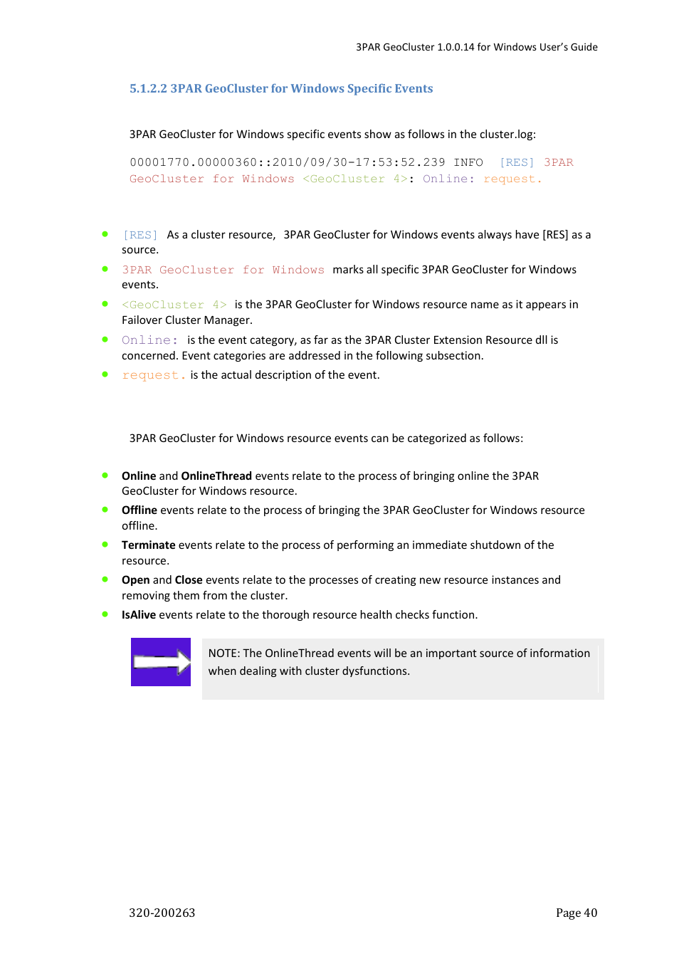 HP 3PAR Geocluster Software User Manual | Page 40 / 49