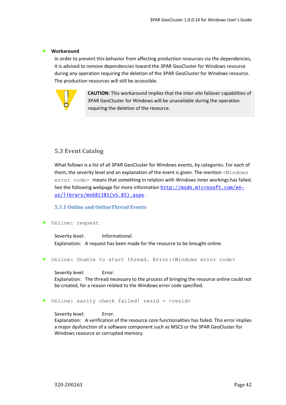HP 3PAR Geocluster Software User Manual | Page 42 / 49