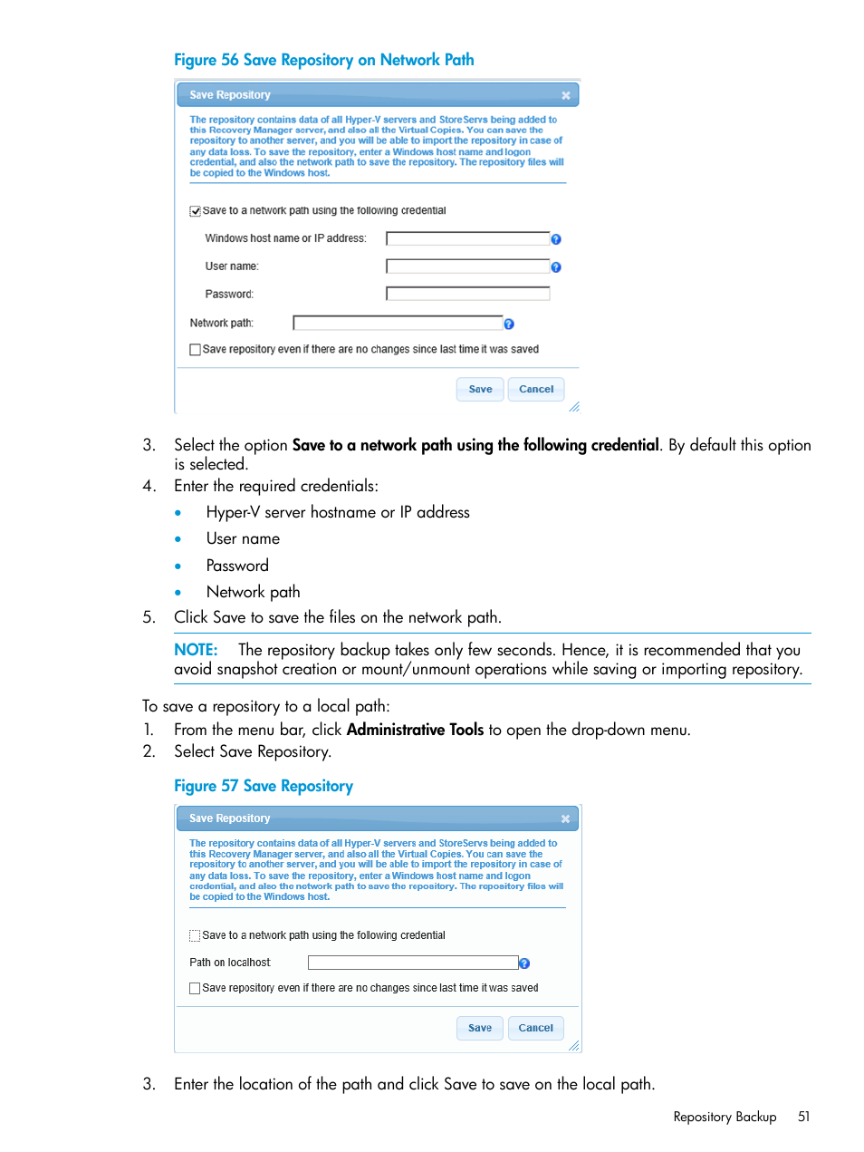 HP 3PAR Application Software Suite for Microsoft Hyper-V User Manual | Page 51 / 106