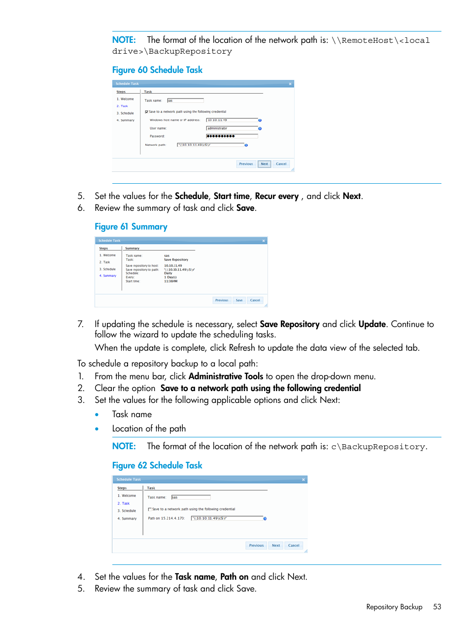 HP 3PAR Application Software Suite for Microsoft Hyper-V User Manual | Page 53 / 106