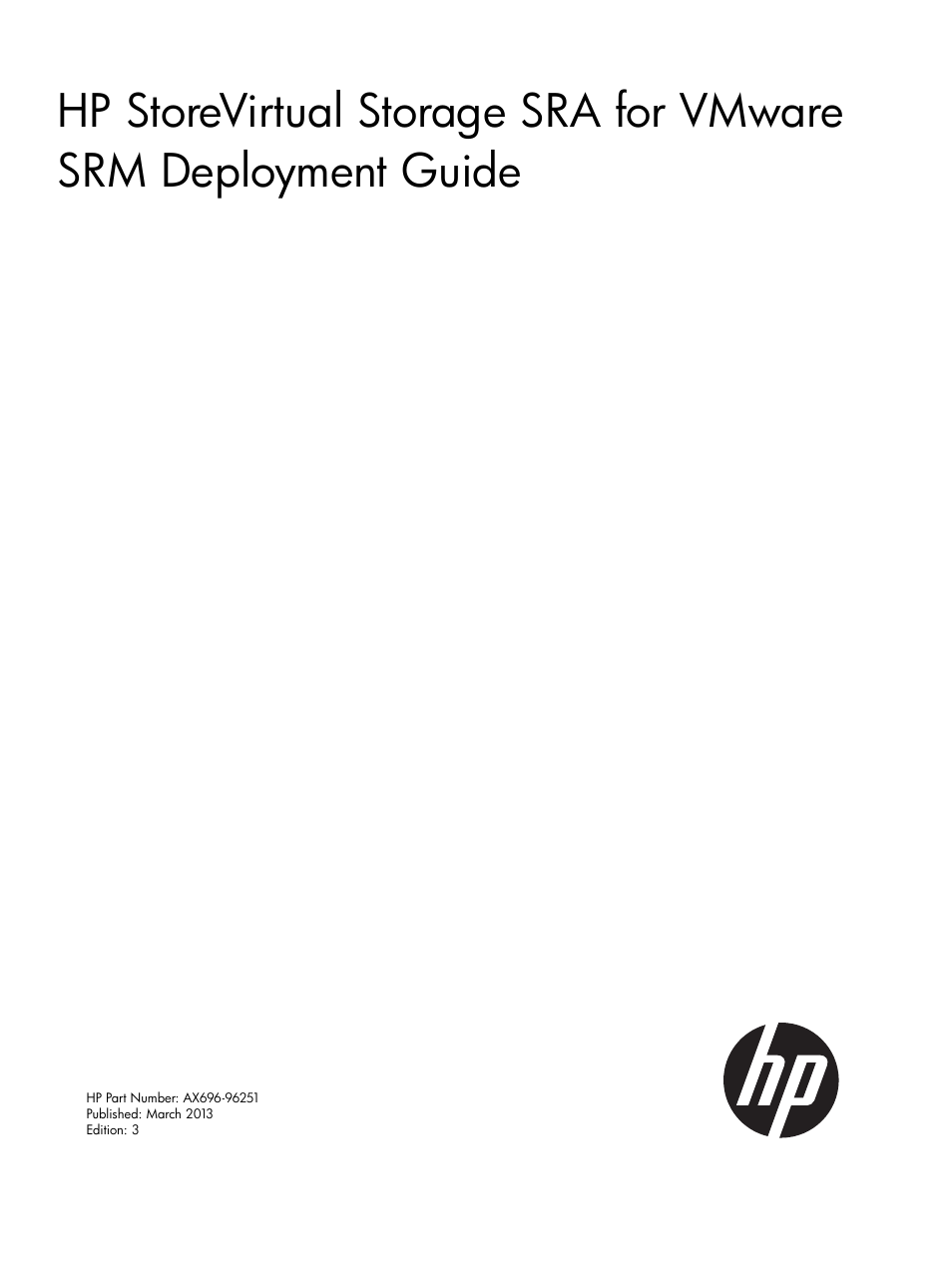 HP LeftHand P4000 SAN Solutions User Manual | 9 pages