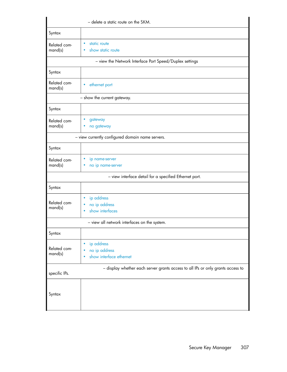 HP Secure Key Manager User Manual | Page 307 / 352