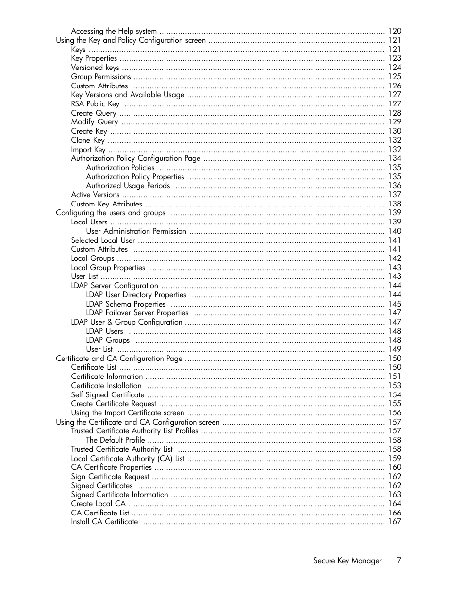 HP Secure Key Manager User Manual | Page 7 / 352