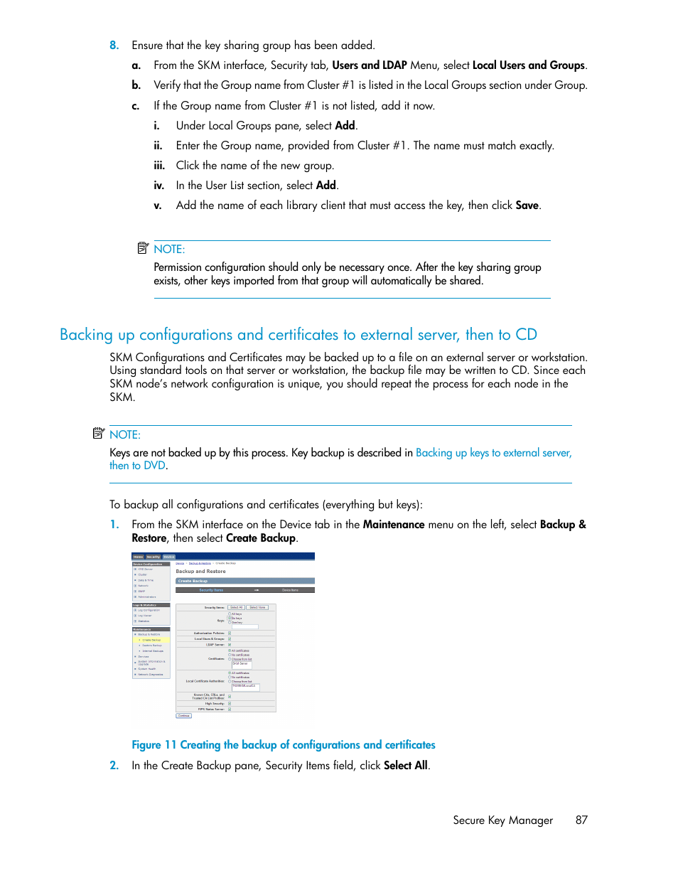 HP Secure Key Manager User Manual | Page 87 / 352