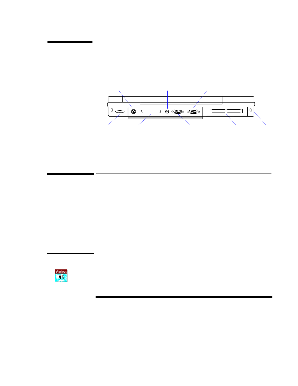 Expanding your omnibook, Connecting a printer | HP OmniBook 5000 Notebook PC User Manual | Page 29 / 102