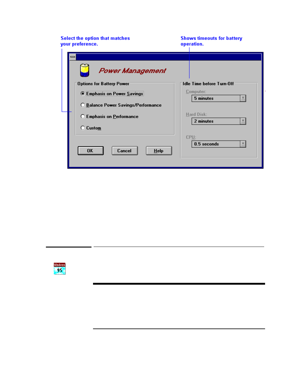 HP OmniBook 5000 Notebook PC User Manual | Page 55 / 102