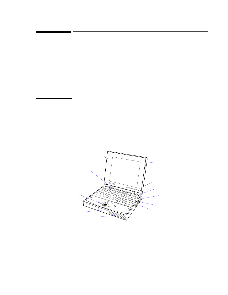 Operating the omnibook, Starting to use your omnibook | HP OmniBook 5000 Notebook PC User Manual | Page 8 / 102