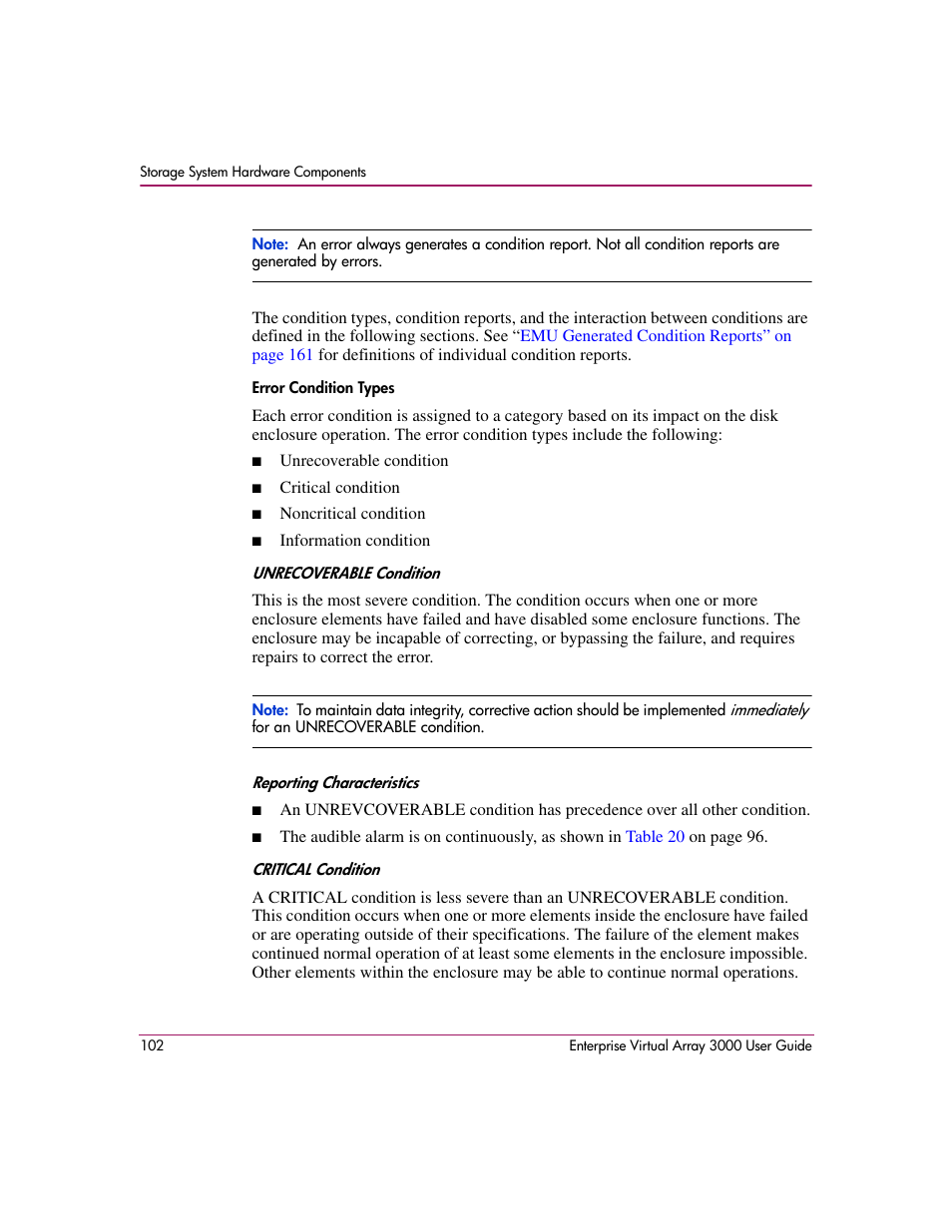 HP 3000 Enterprise Virtual Array User Manual | Page 102 / 244