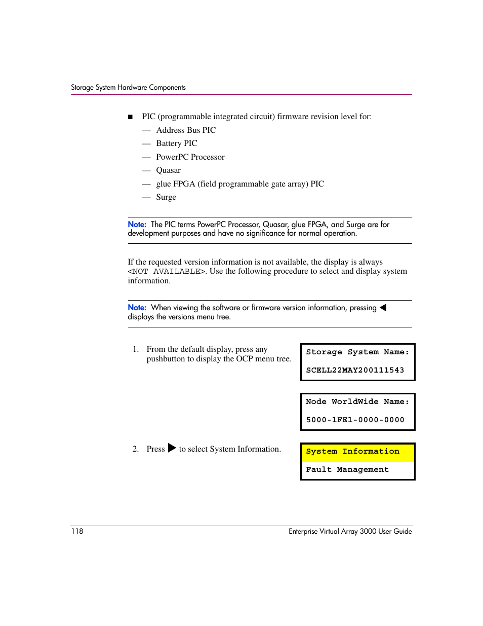 HP 3000 Enterprise Virtual Array User Manual | Page 118 / 244