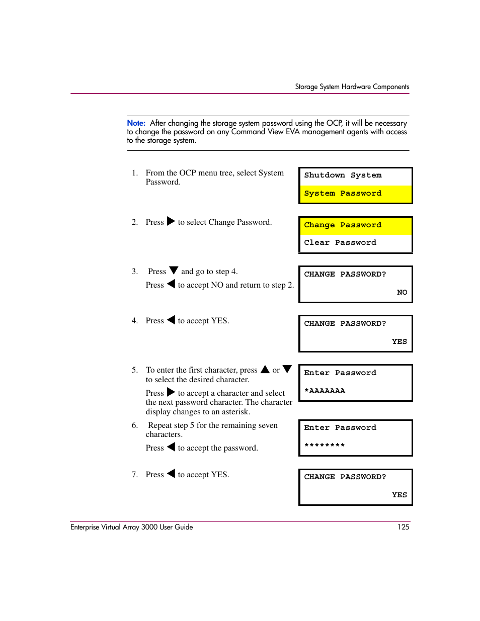 HP 3000 Enterprise Virtual Array User Manual | Page 125 / 244