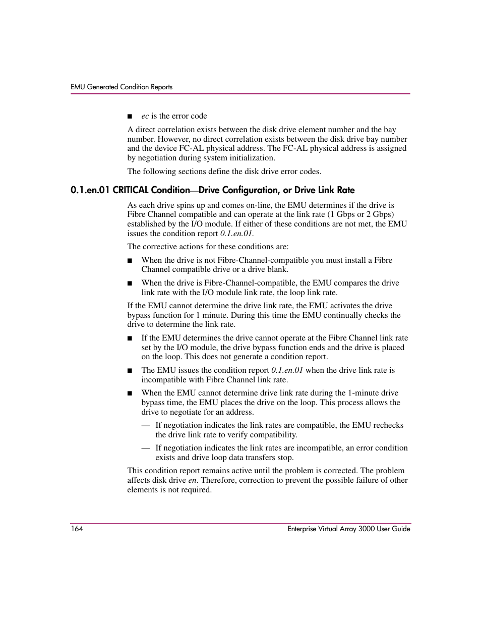 HP 3000 Enterprise Virtual Array User Manual | Page 164 / 244