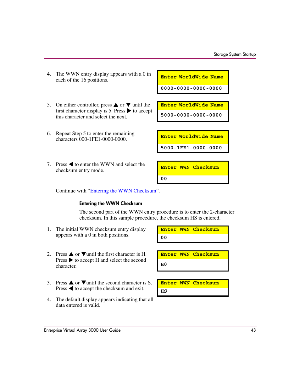 HP 3000 Enterprise Virtual Array User Manual | Page 43 / 244