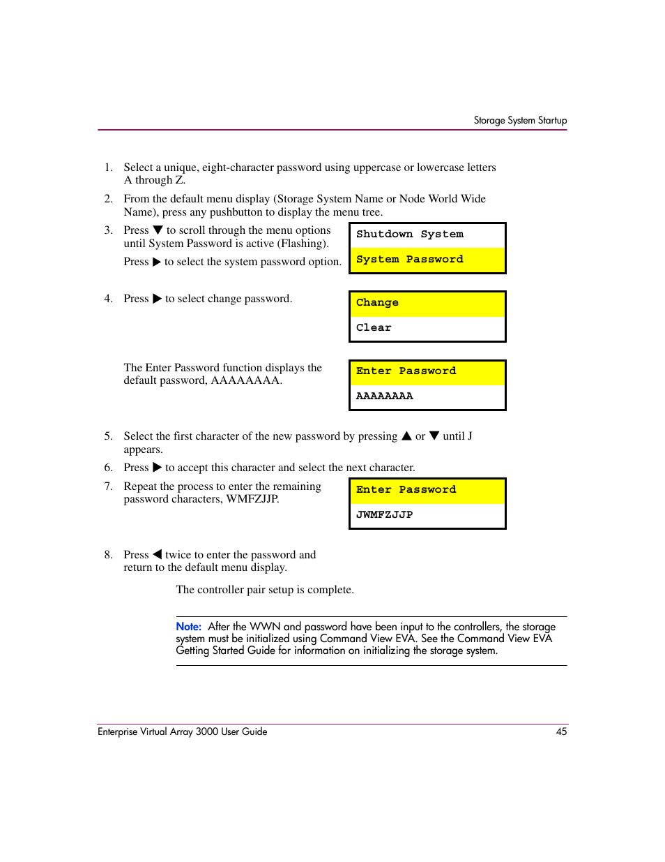 HP 3000 Enterprise Virtual Array User Manual | Page 45 / 244