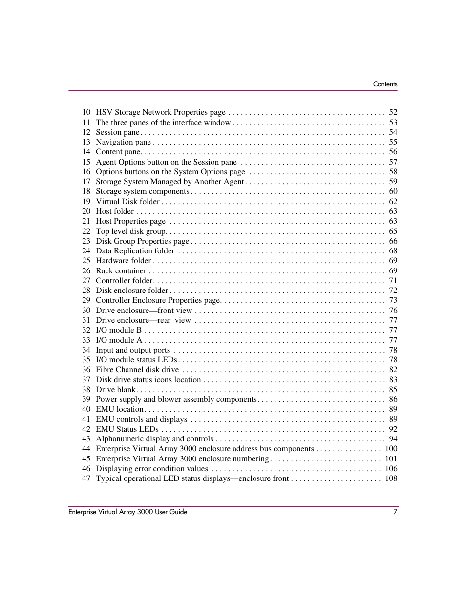 HP 3000 Enterprise Virtual Array User Manual | Page 7 / 244