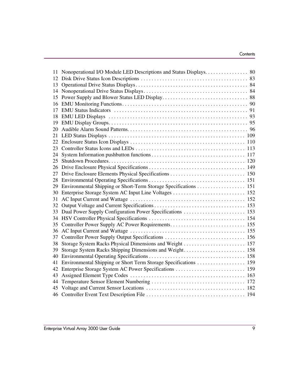 HP 3000 Enterprise Virtual Array User Manual | Page 9 / 244