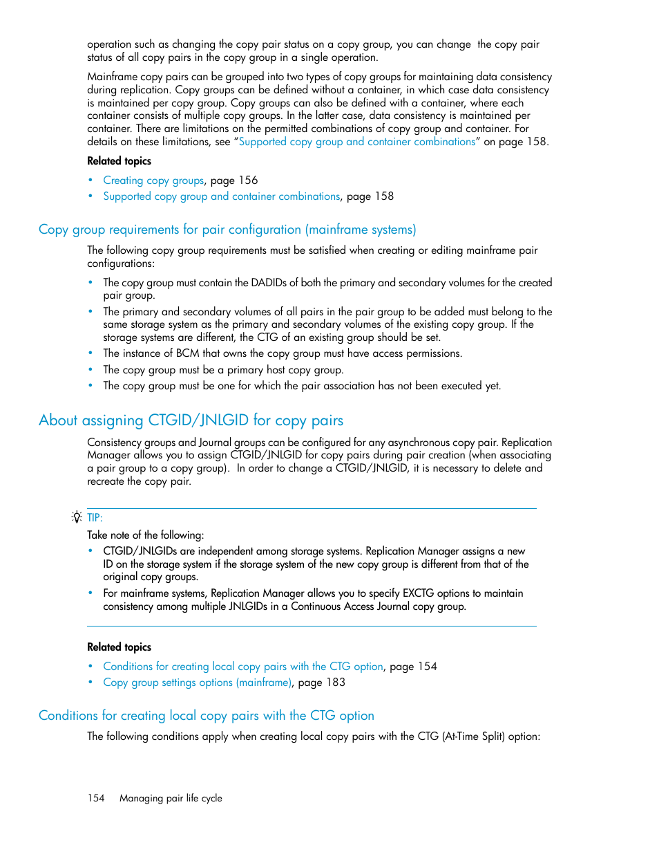 About assigning ctgid/jnlgid for copy pairs | HP XP P9000 Command View Advanced Edition Software User Manual | Page 154 / 468