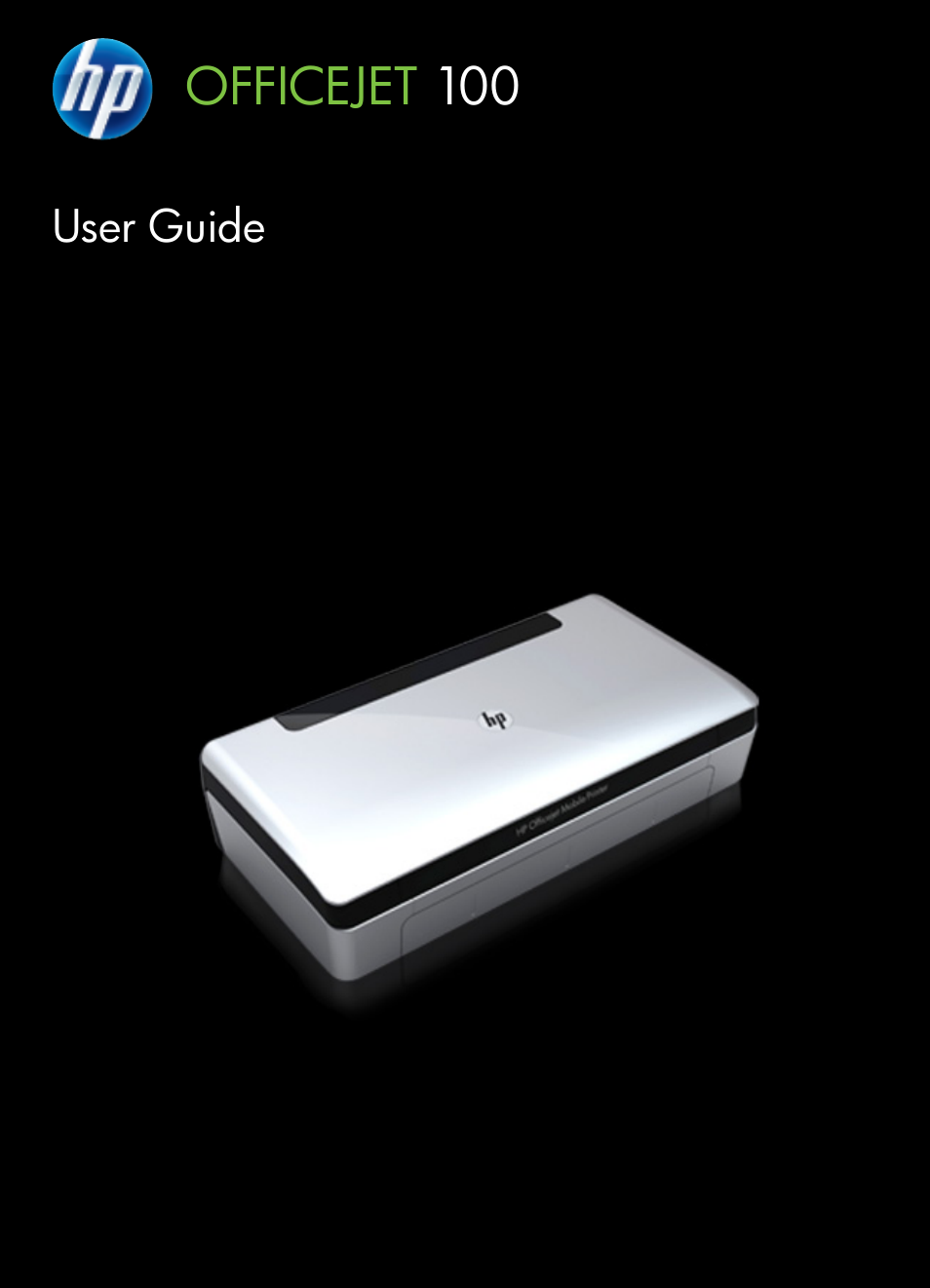 HP Officejet 100 Mobile Printer - L411a User Manual | 116 pages