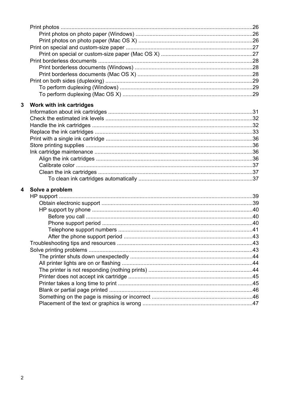 HP Officejet 100 Mobile Printer - L411a User Manual | Page 6 / 116