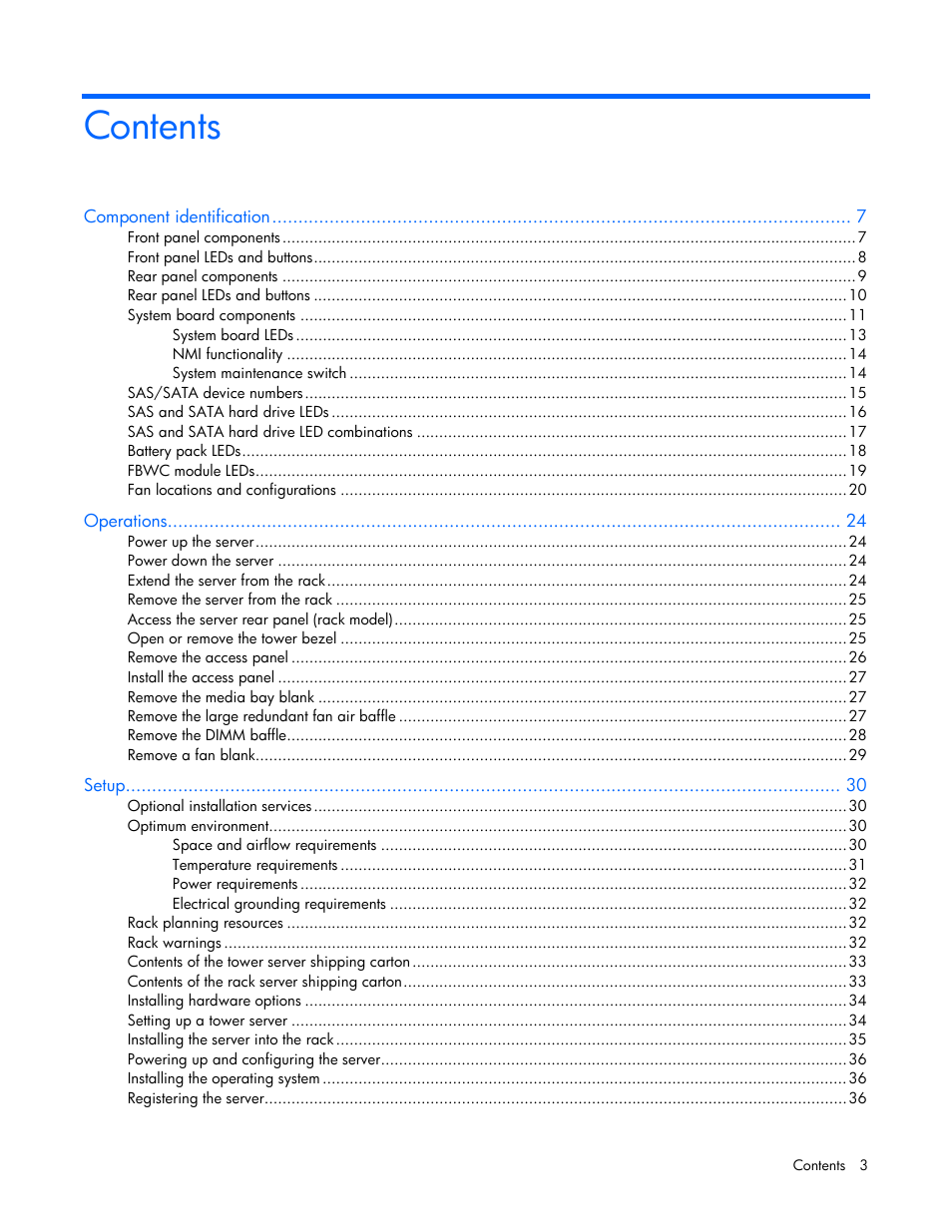 HP ProLiant ML350 G6 Server User Manual | Page 3 / 144