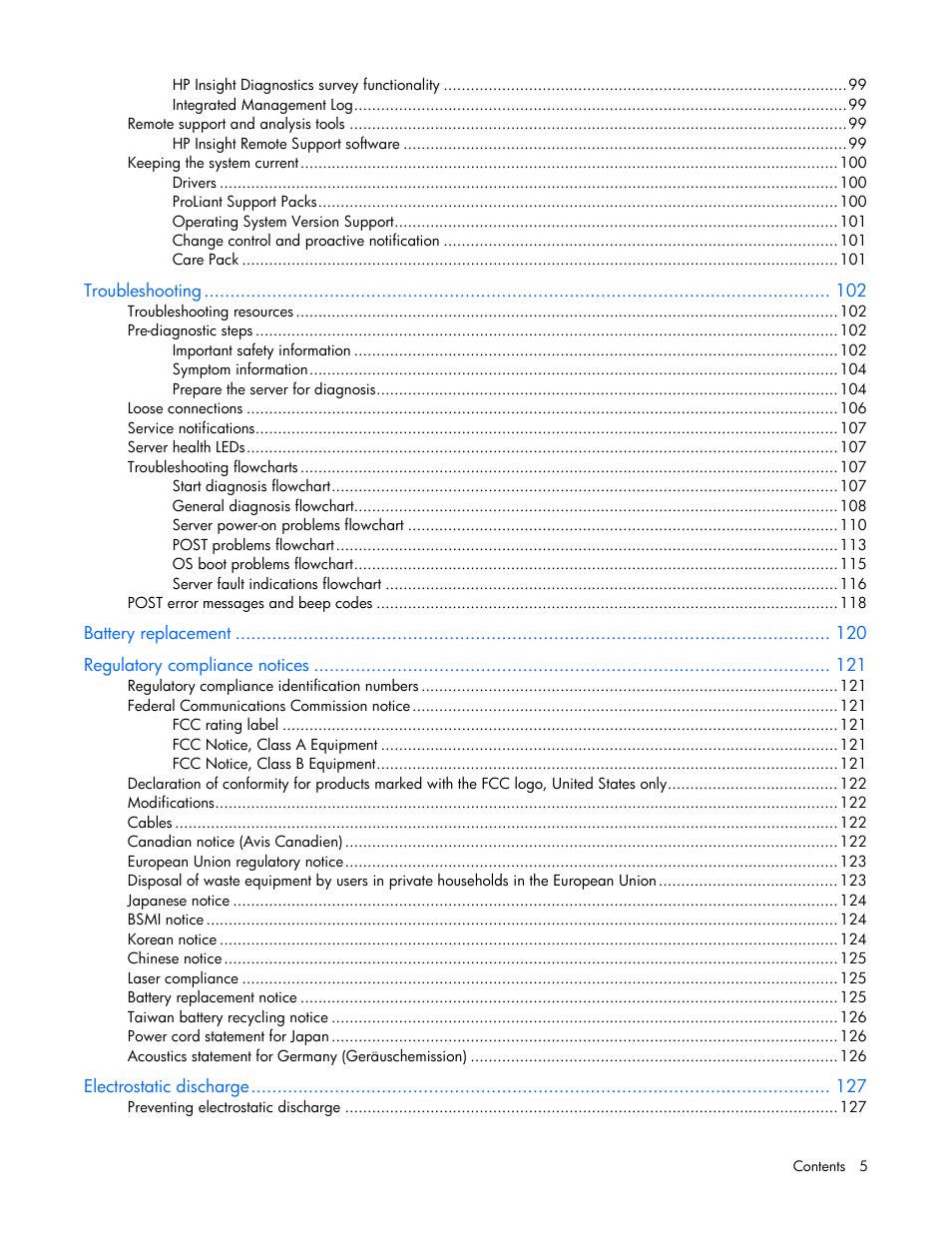 HP ProLiant ML350 G6 Server User Manual | Page 5 / 144