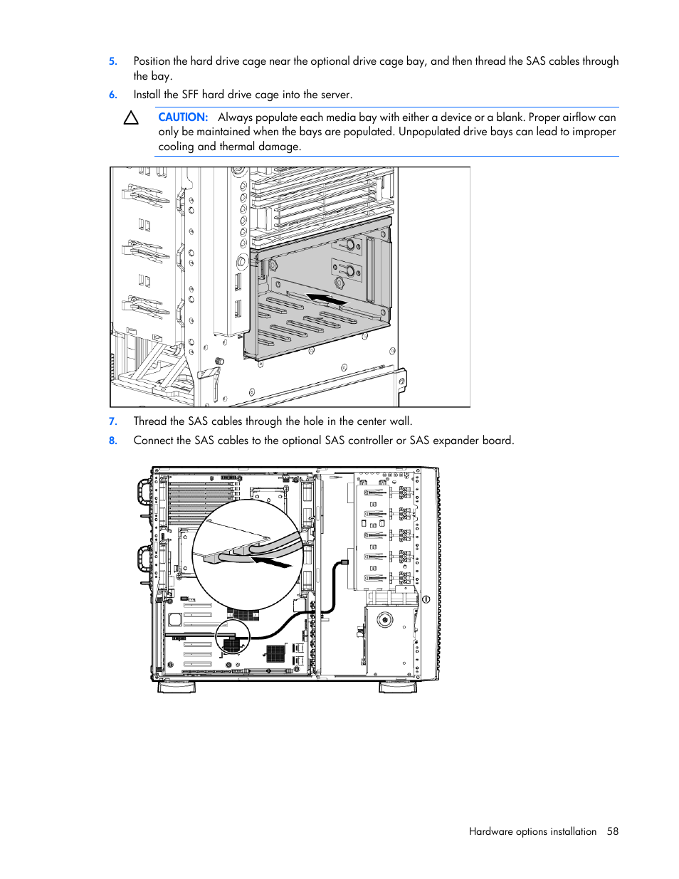 HP ProLiant ML350 G6 Server User Manual | Page 58 / 144