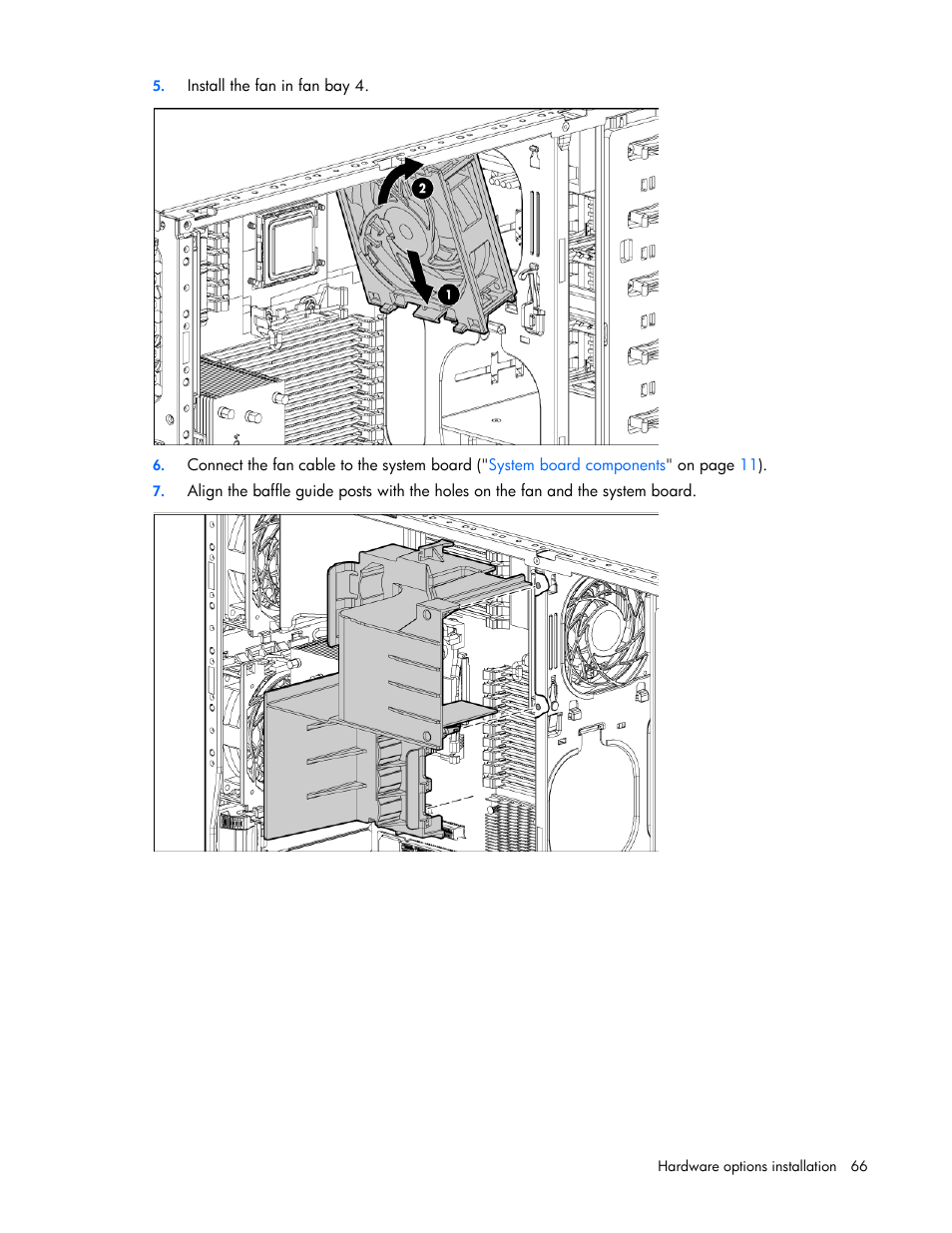 HP ProLiant ML350 G6 Server User Manual | Page 66 / 144